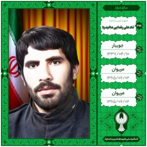 نادعلی رضایی مالیدره